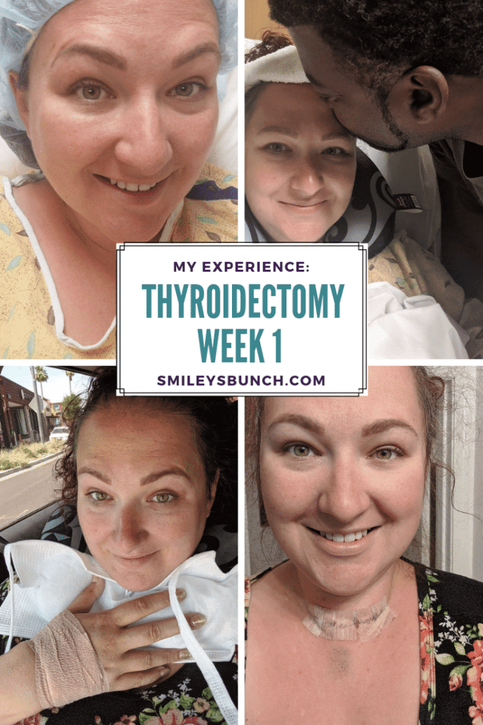 thyroidectomy week 1