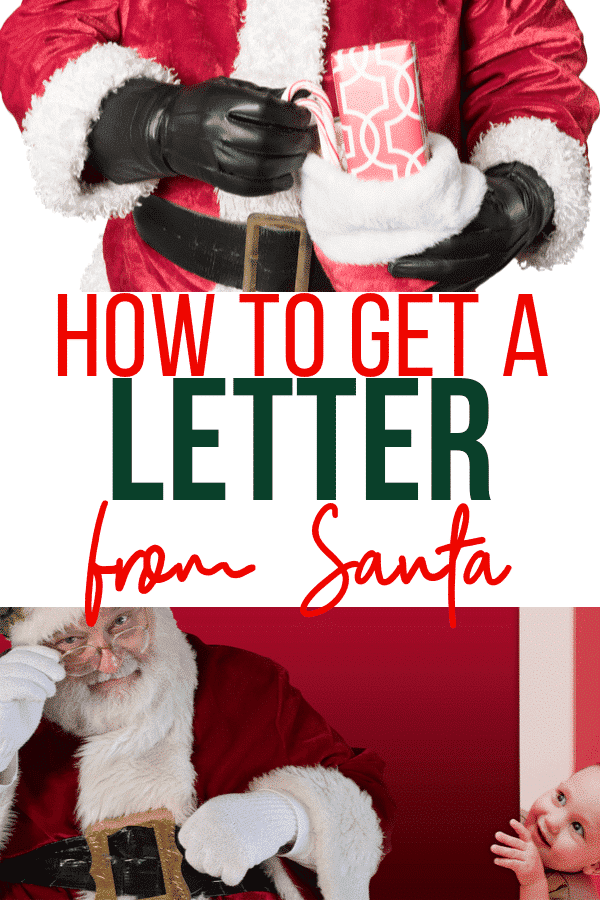how to get a letter from Santa
