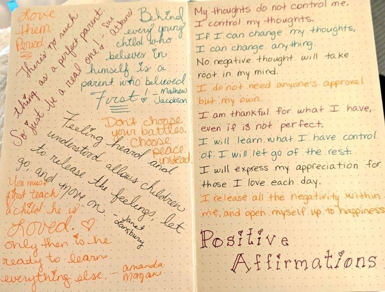 Positive parenting Bullet Journal