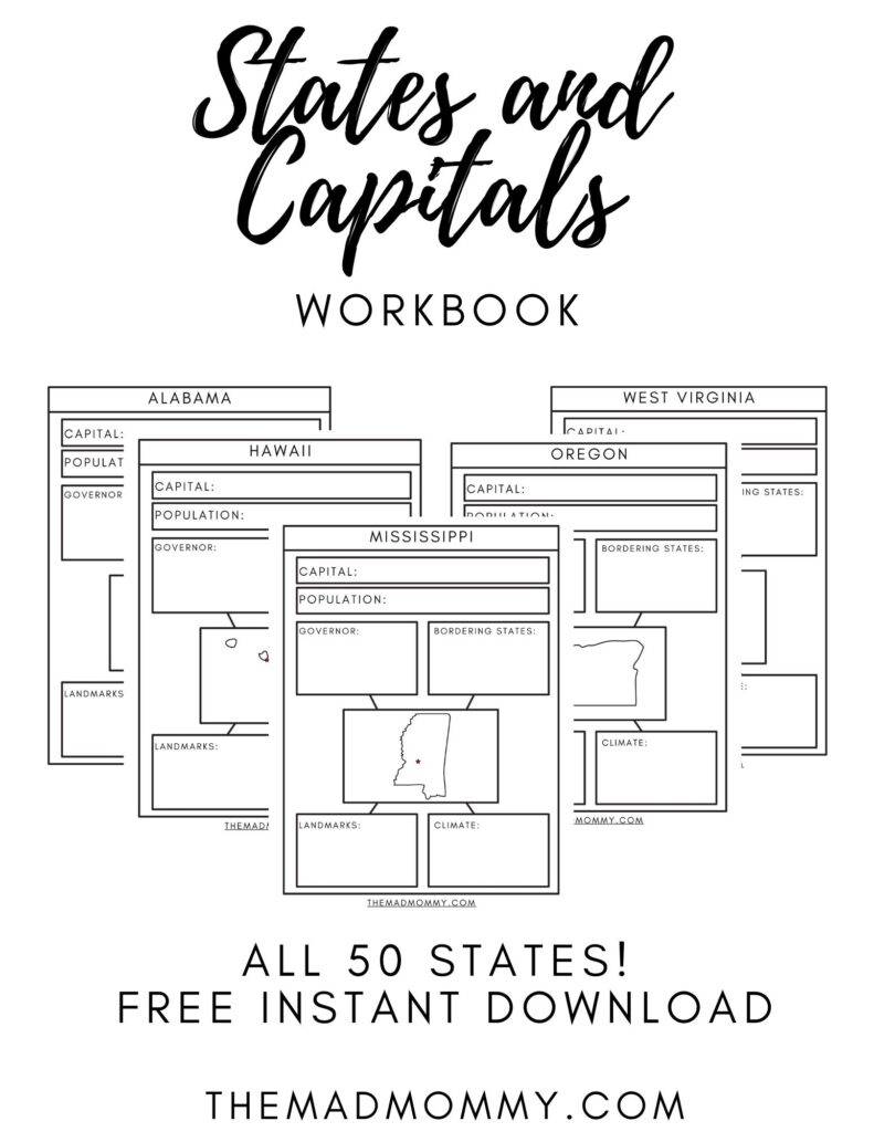 How To Teach States And Capitals