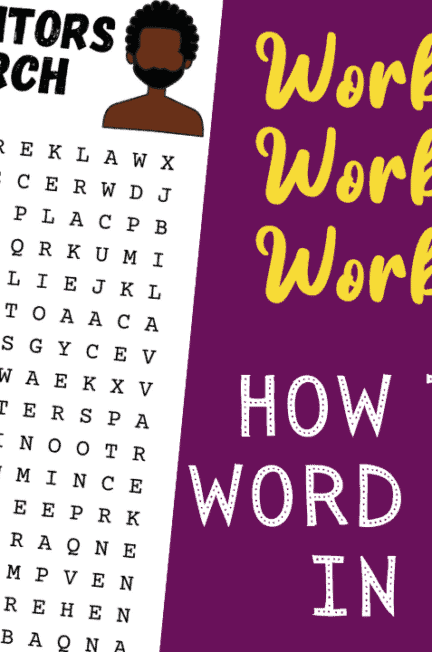 how to create a word search