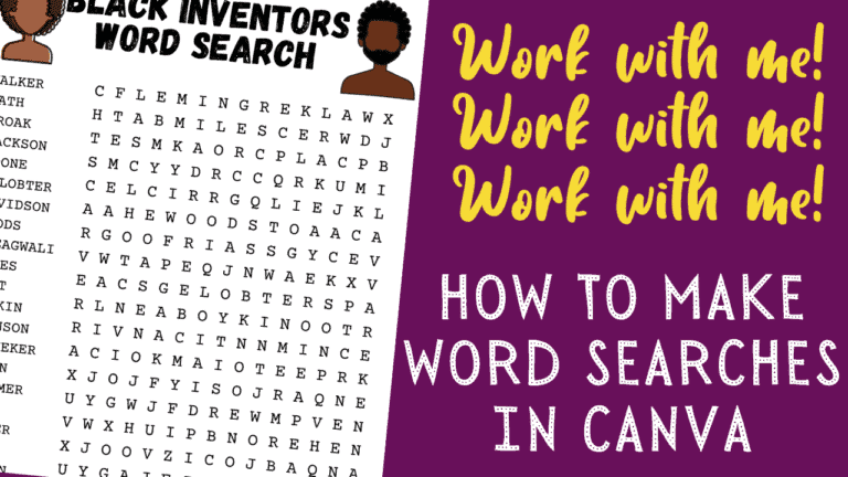 How to Create a Word Search in Canva [Plus a Template!]