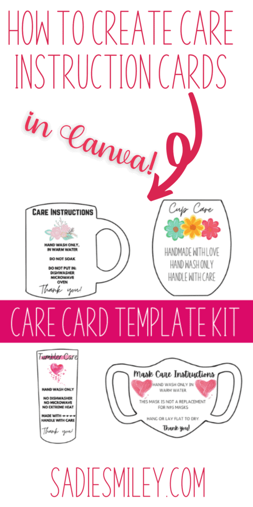 care card instruction templates