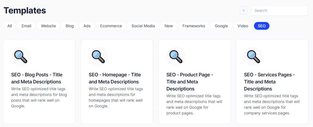 converion.ai templates