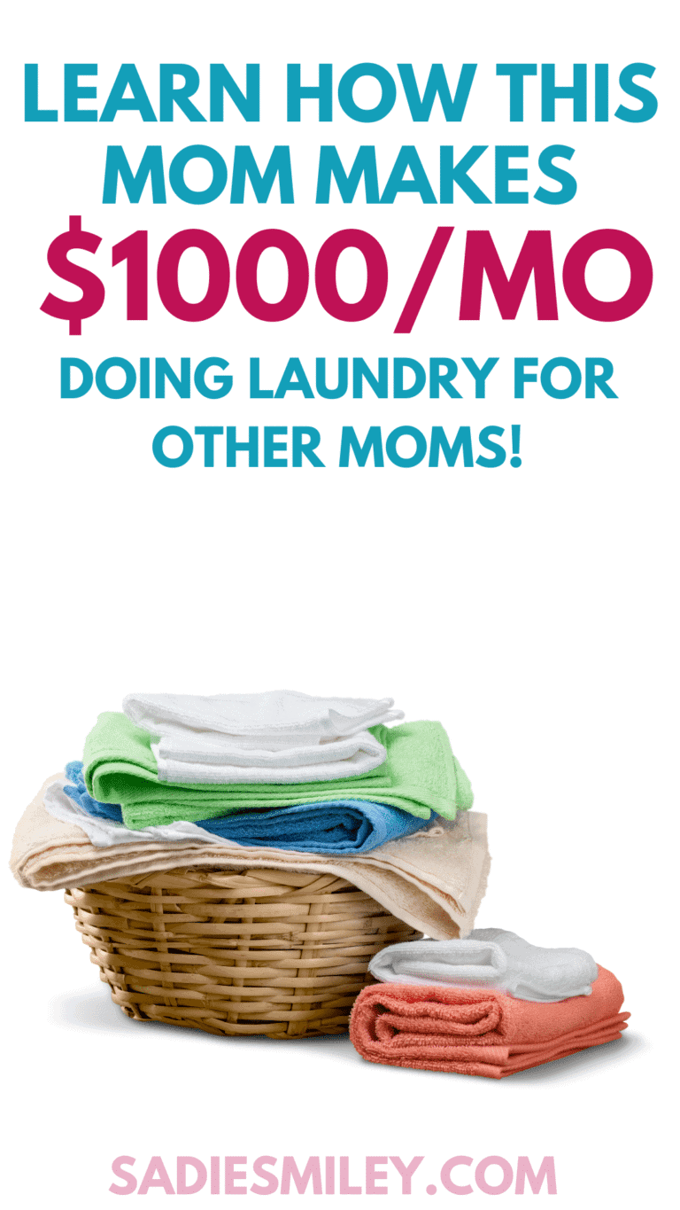How This Mom Makes $1,000+ a Month Doing Laundry