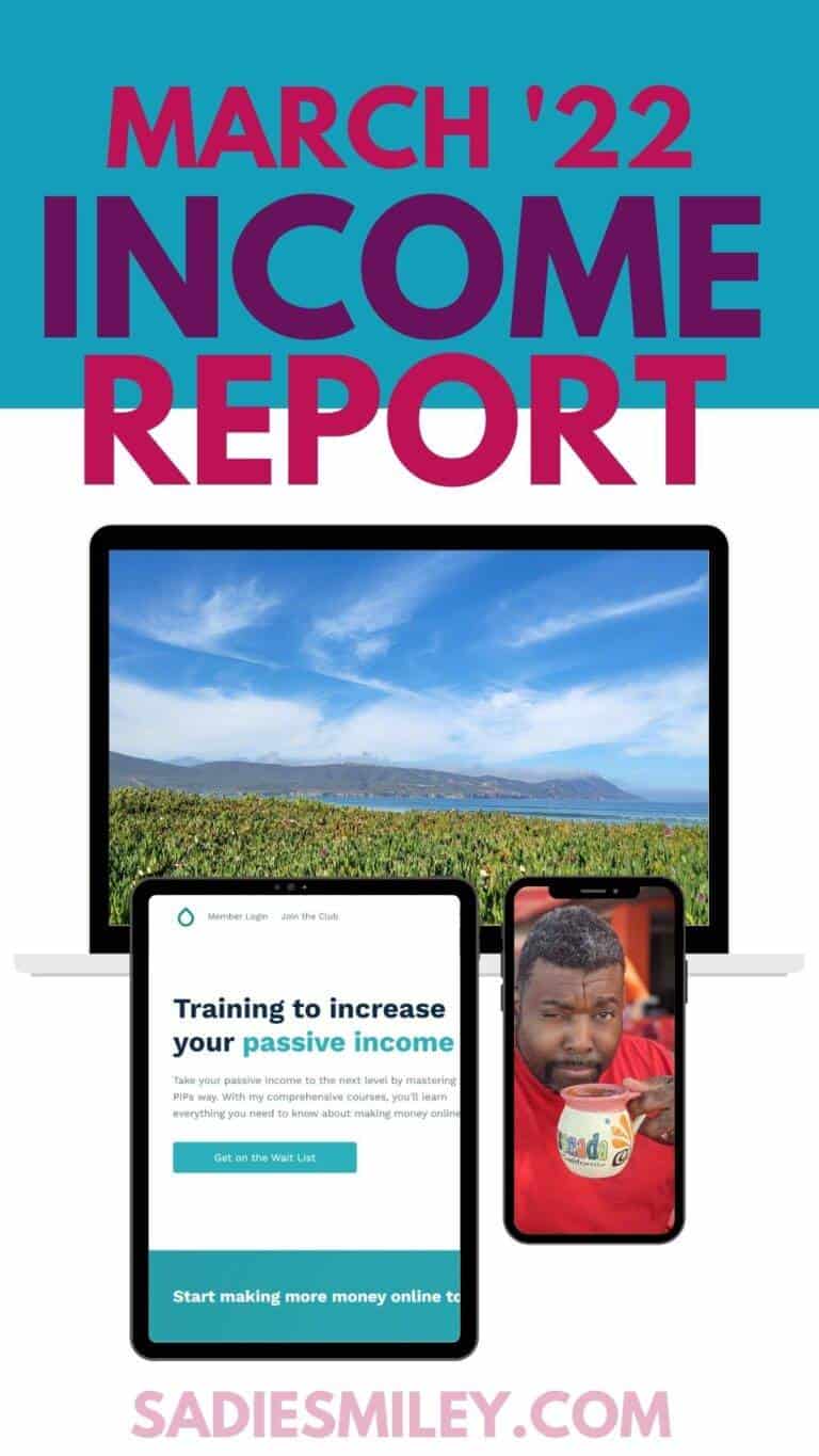 Income Report March 2022 $16,717.21