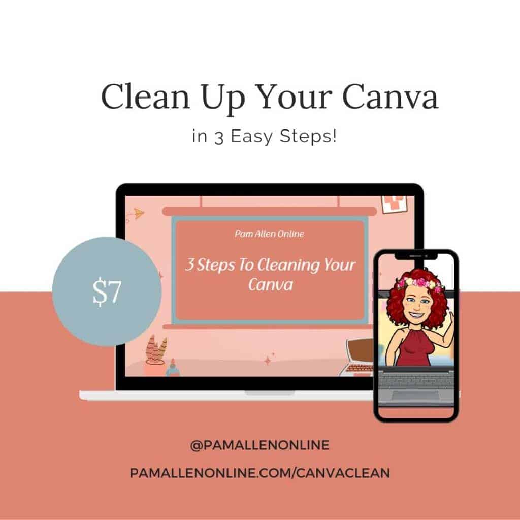 clean up canva with pam allen