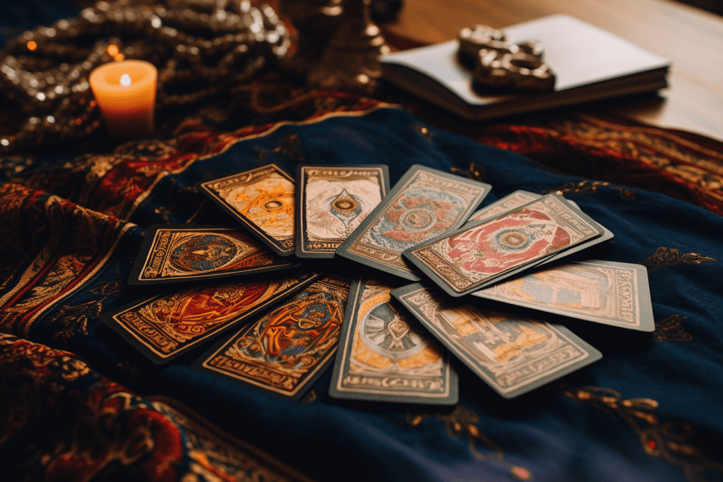 deck of tarot cards, cleansing and charging