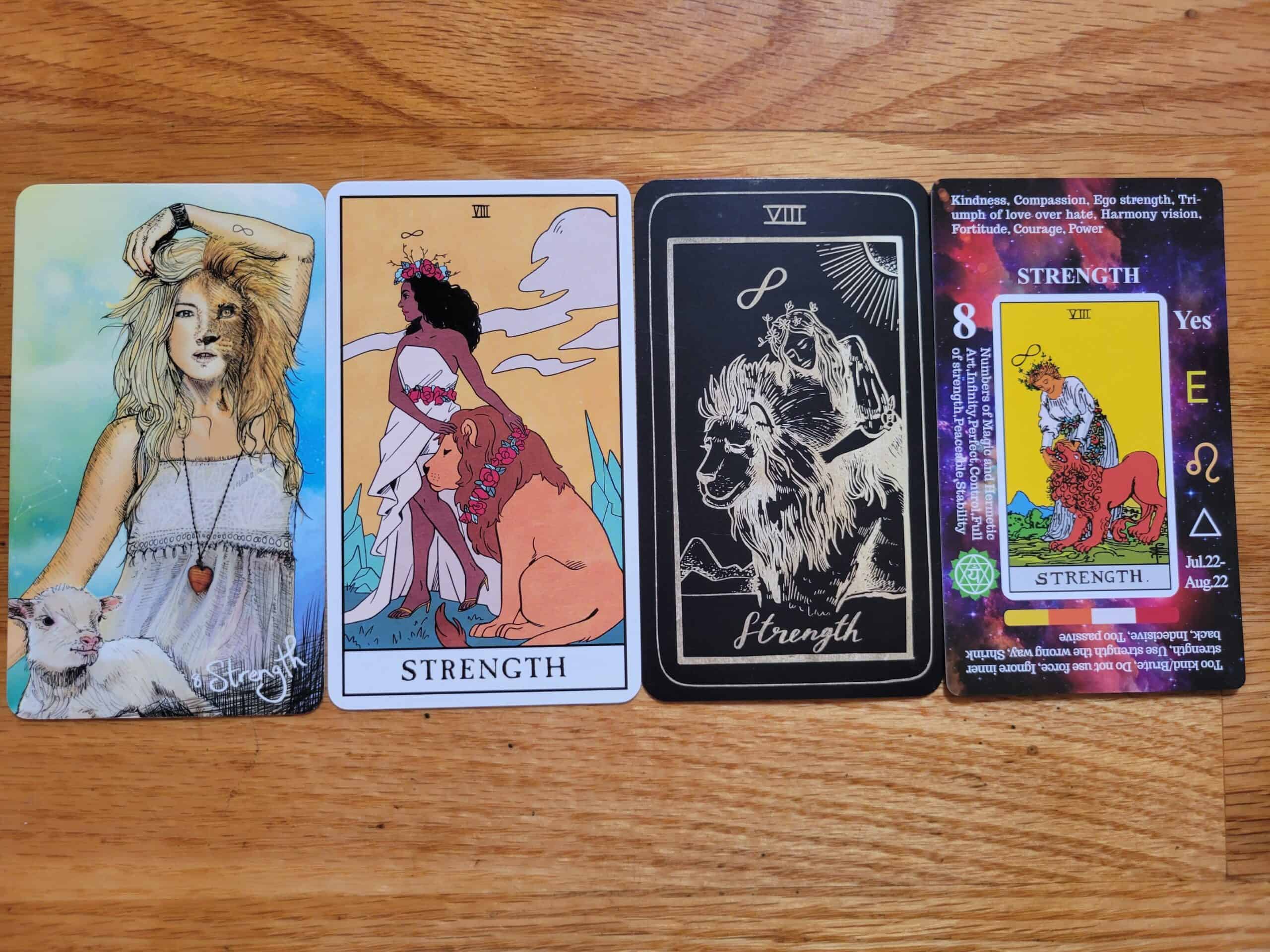 Strength Tarot Card Meaning Keywords Journal Prompts More Sadie 