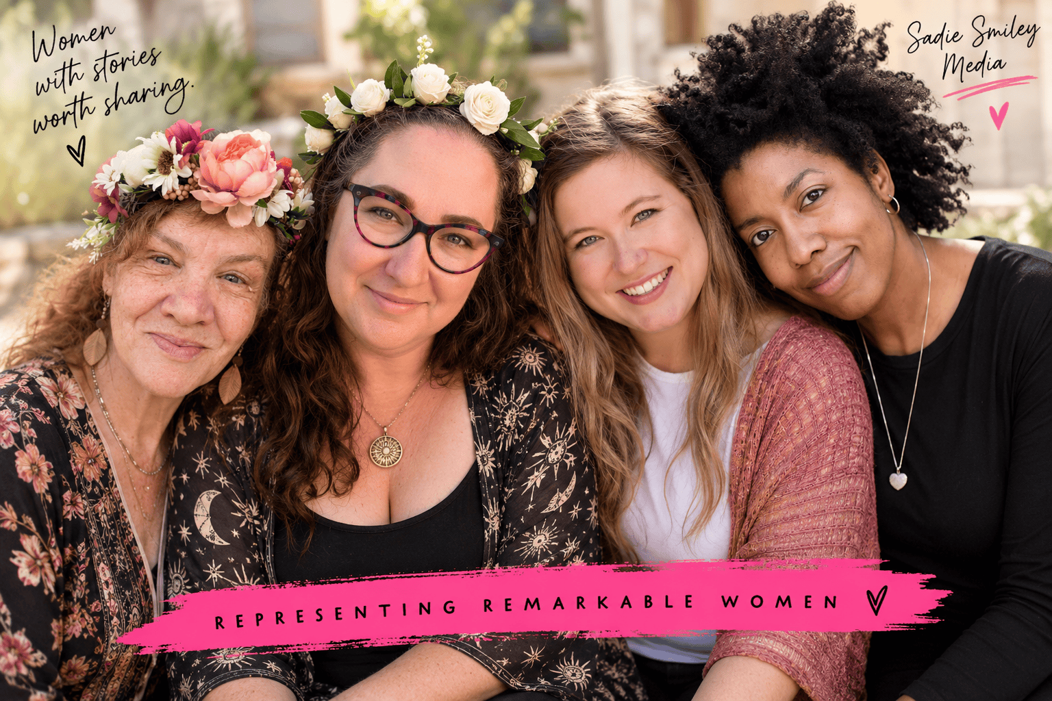 Women represented by Sadie Smiley Media