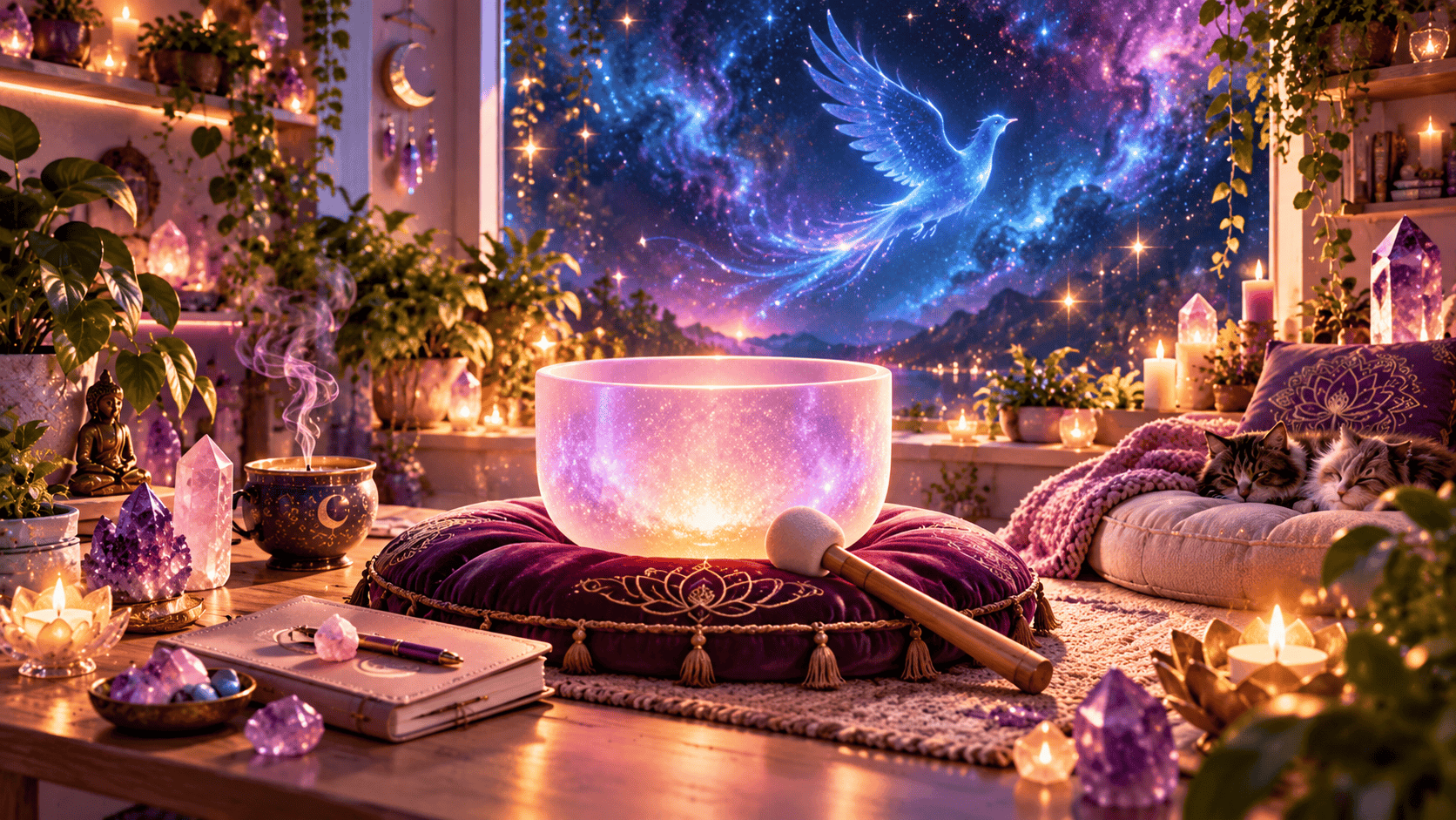 5D Club spiritual practice illustration